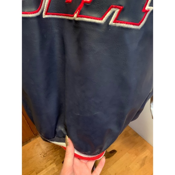 Vintage Steve and Barry’s USA Patriotic American Flag Bald Eagle Varsity Jacket - Picture 9 of 10